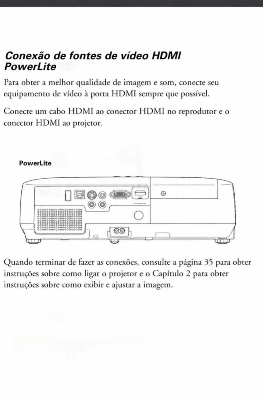 Projetor Epson excelente estado (10/2026) - Foto 5