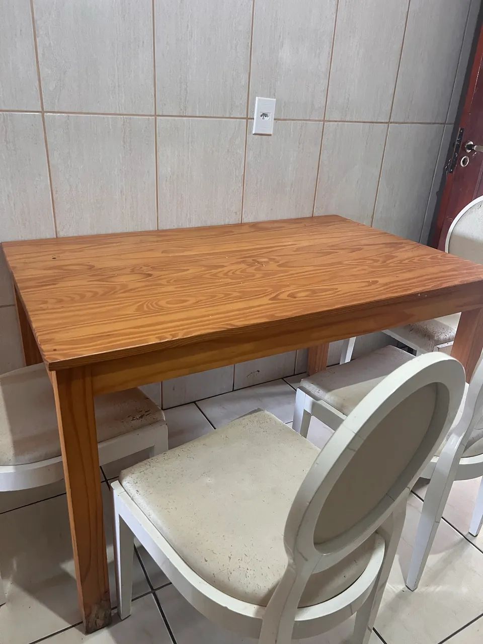 Mesa de jantar madeira maciça  - Foto 2