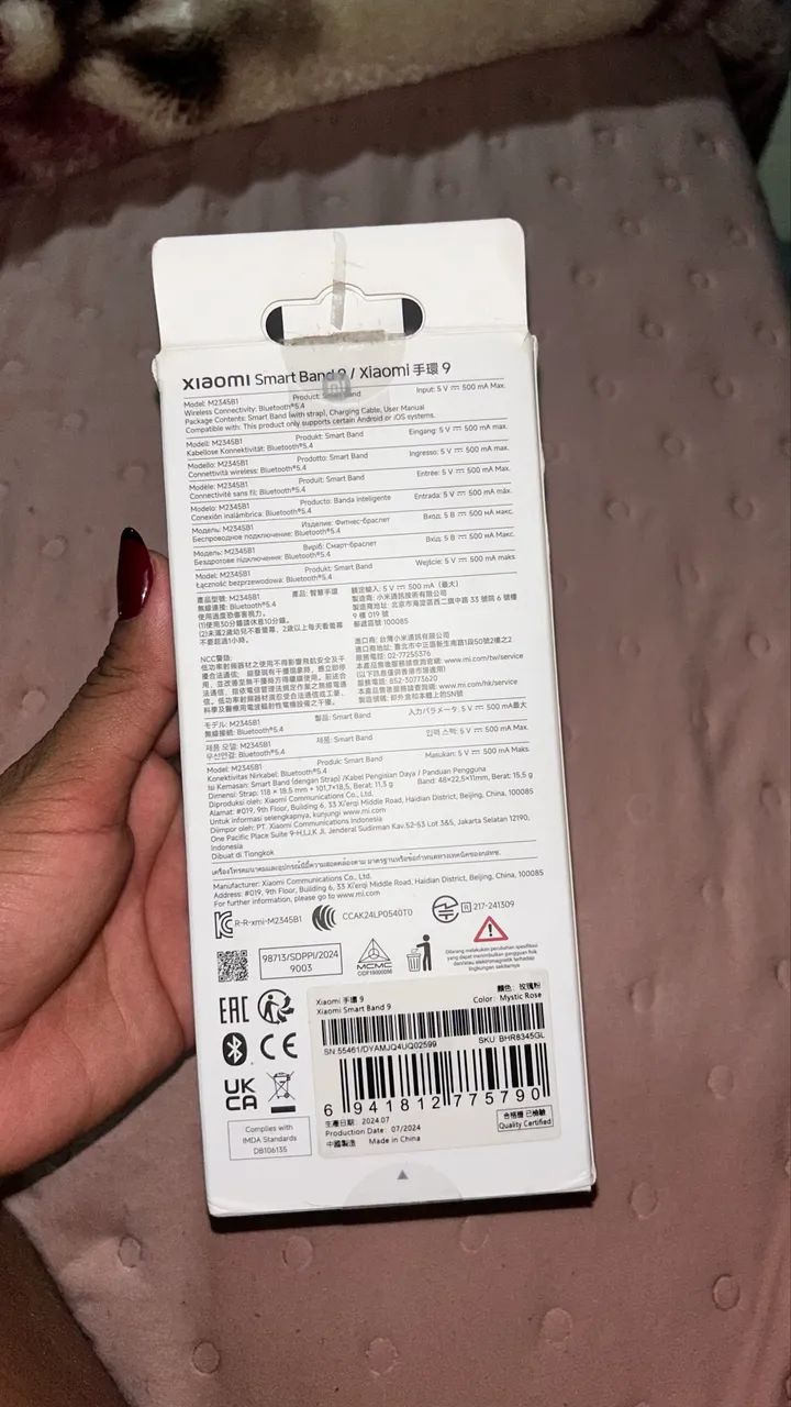 Miband 9 Relógio digital  - Foto 5