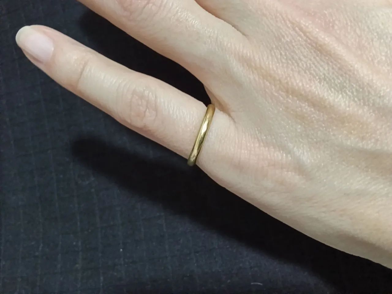 Aliança ouro 18 k  - Foto 2