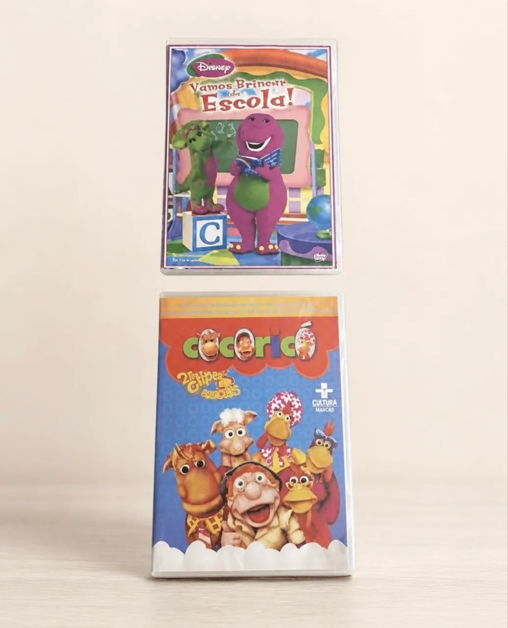 CD E DVDS INFANTIS ORIGINAIS - COCORICÓ, BARNEY E GATA MARIA - Foto 2