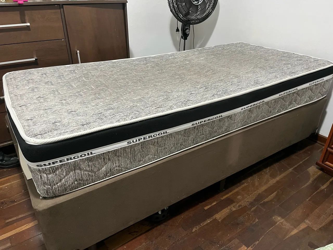 Cama de solteiro - box + colchão D33 Misto  - Foto 3