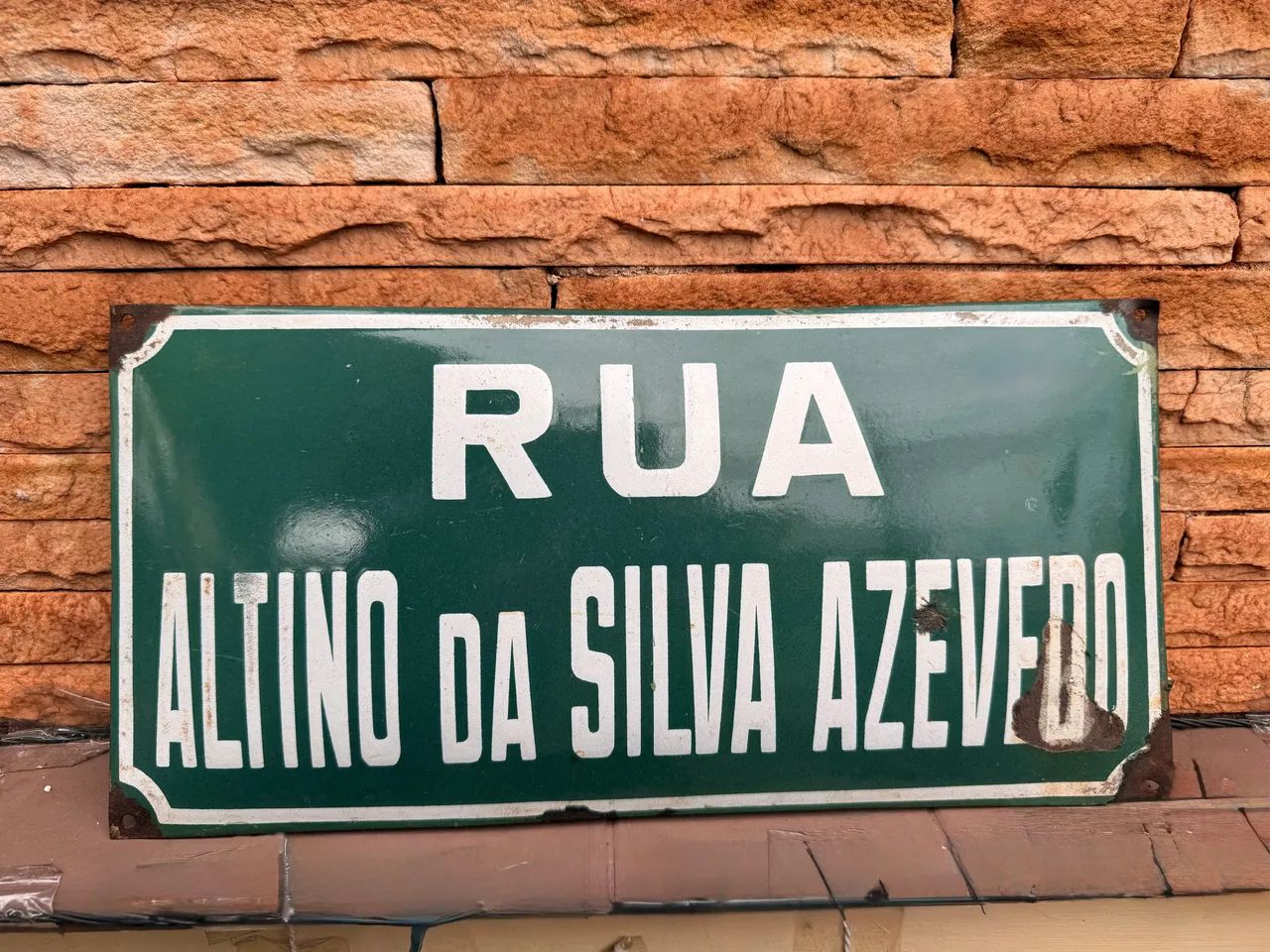 Placa de rua 