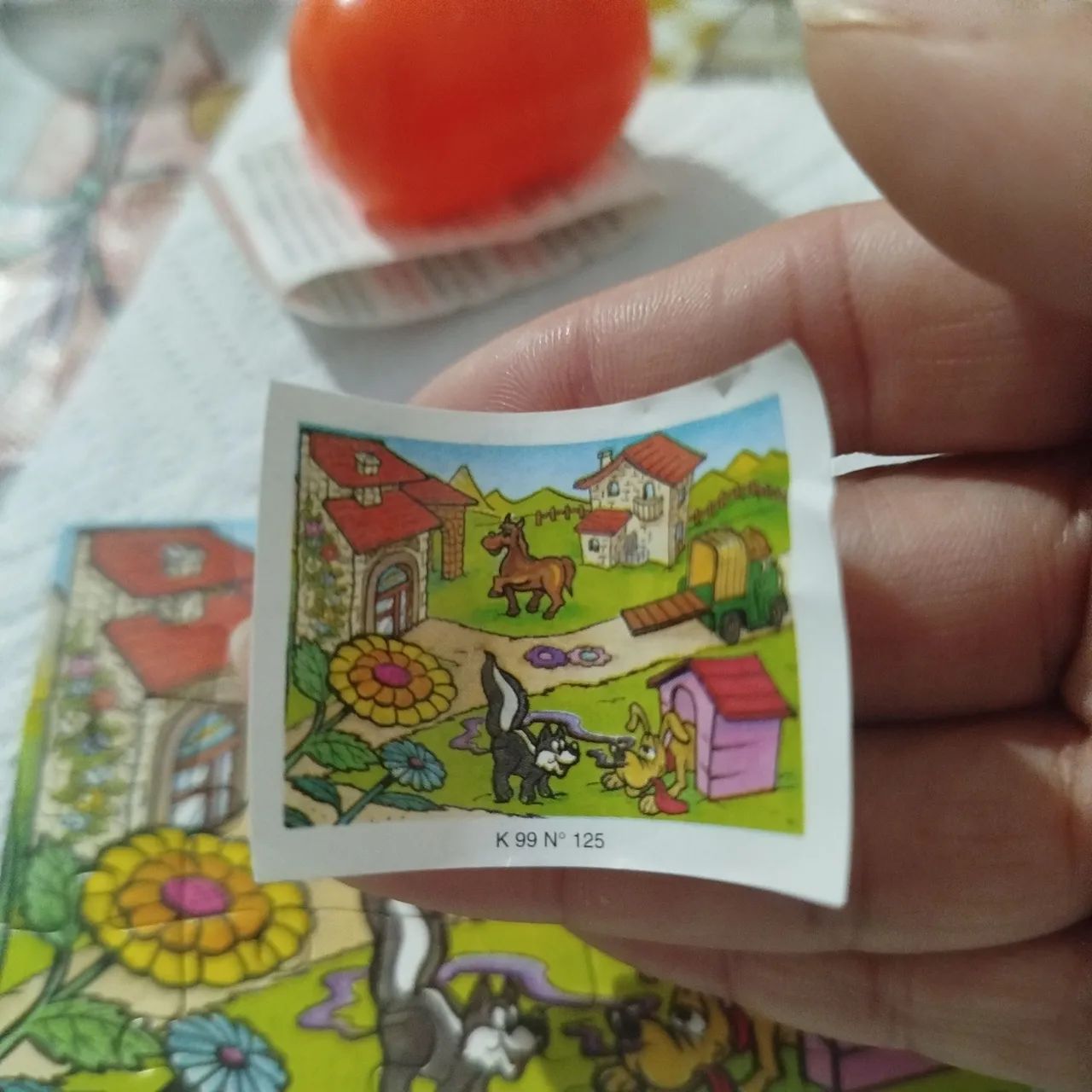 Mini quebra cabeça Kinder ovo - K99 número:125 - Foto 3