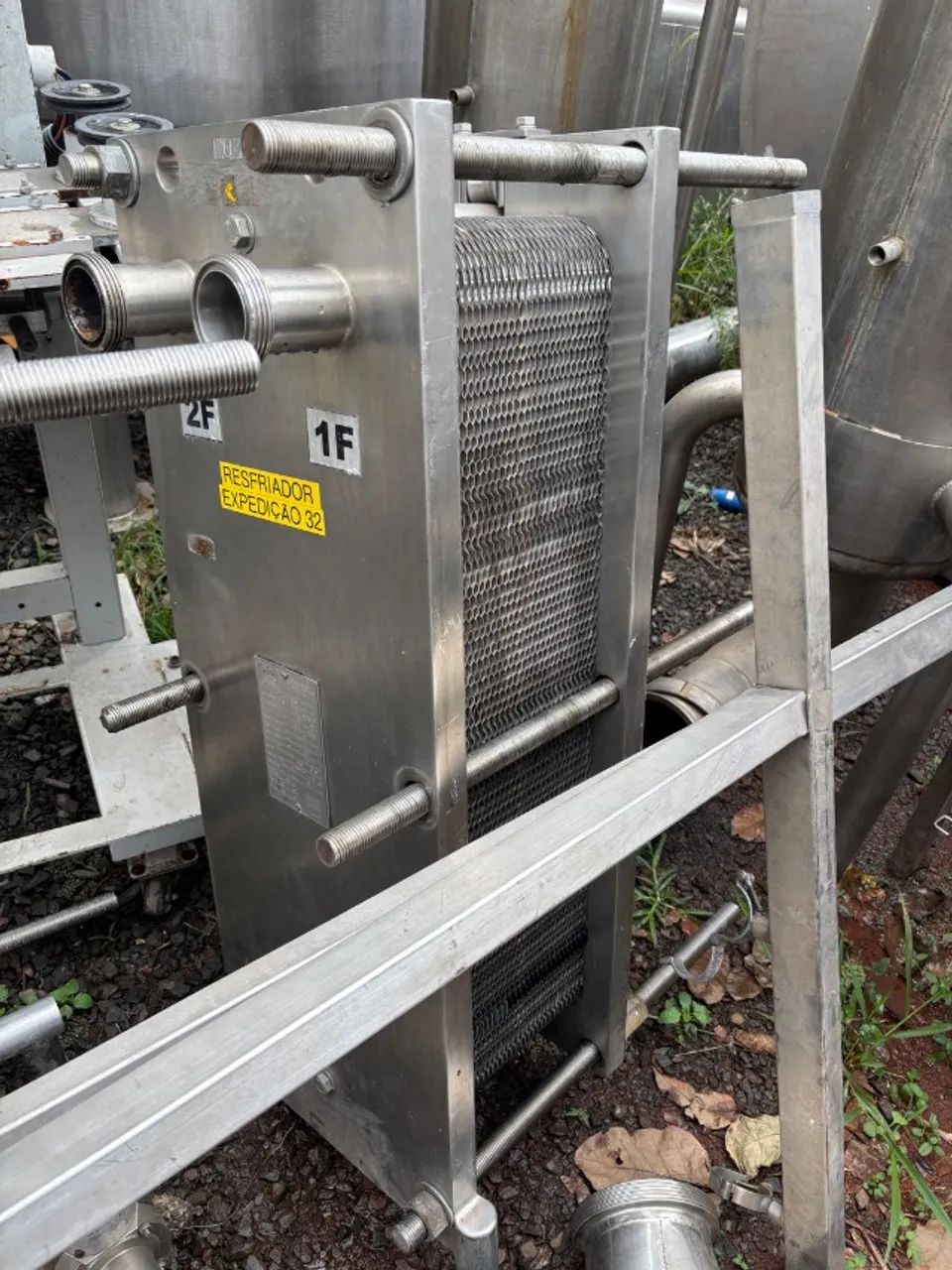 Pasteurizado Trocador de Calor de Placas em Aço Inox GEA - Foto 4