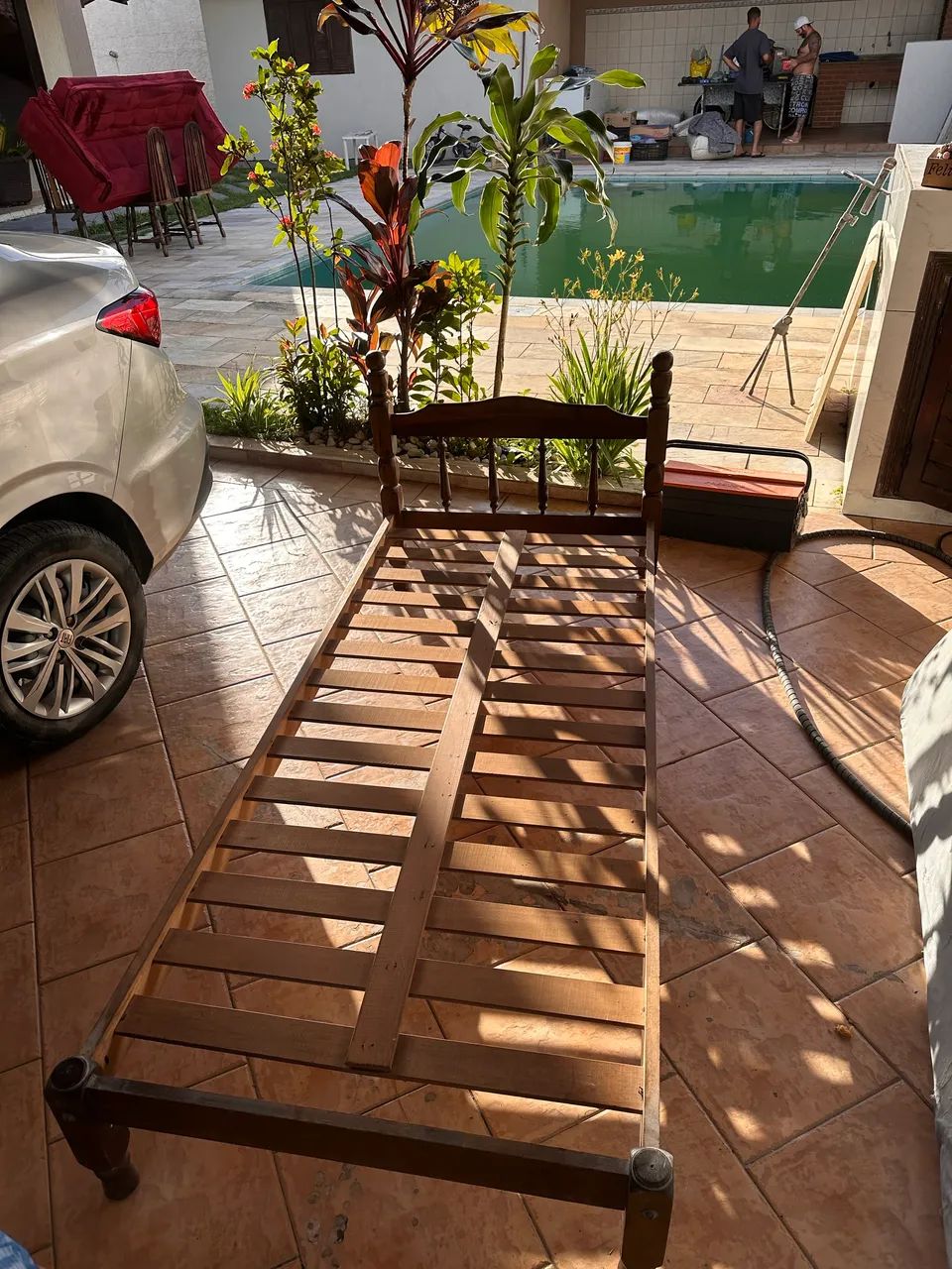 Cama solteiro madeira maciça  - Foto 2