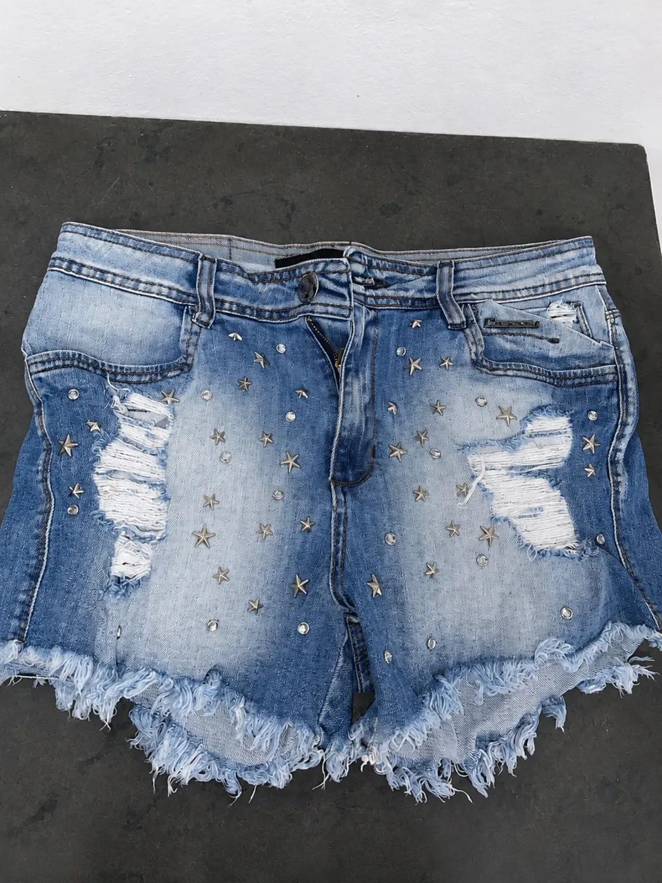     Short Jeans Desfiado