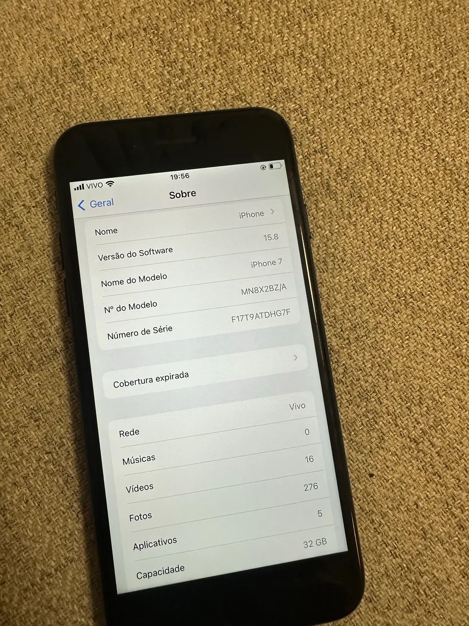 iPhone 7 32GB Preto | Bateria 100% | Tudo funcionando