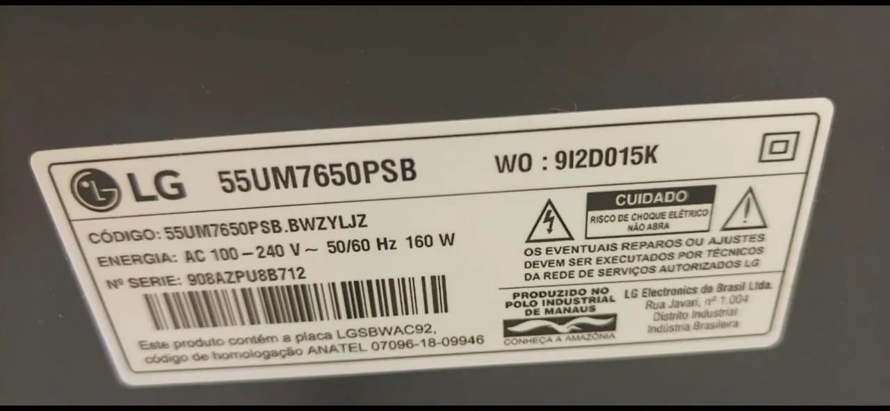 Tv 55 lg smart 55um7650  - Foto 4