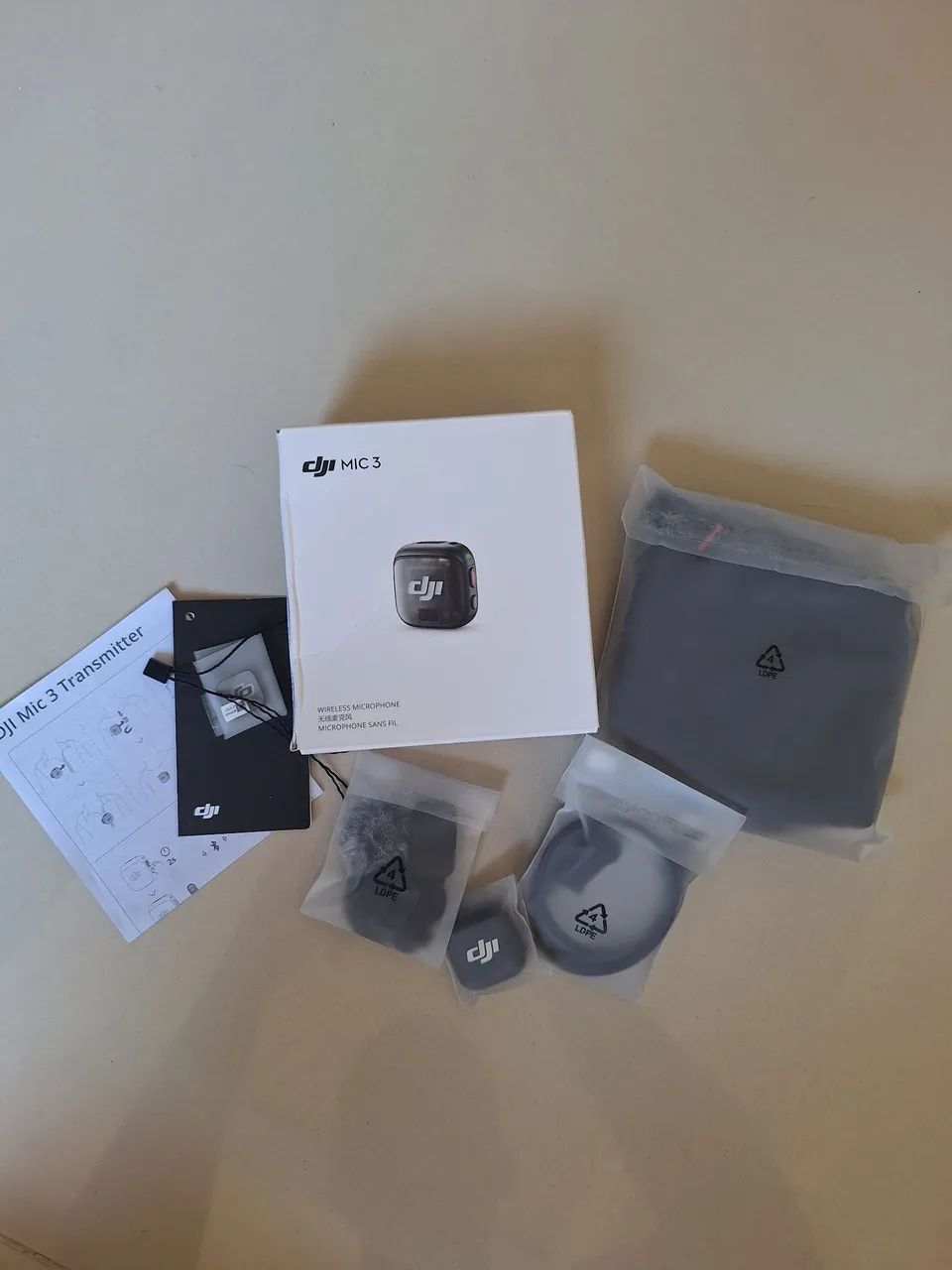 Microfone DJI Mic 3 Transmissor - Foto 3