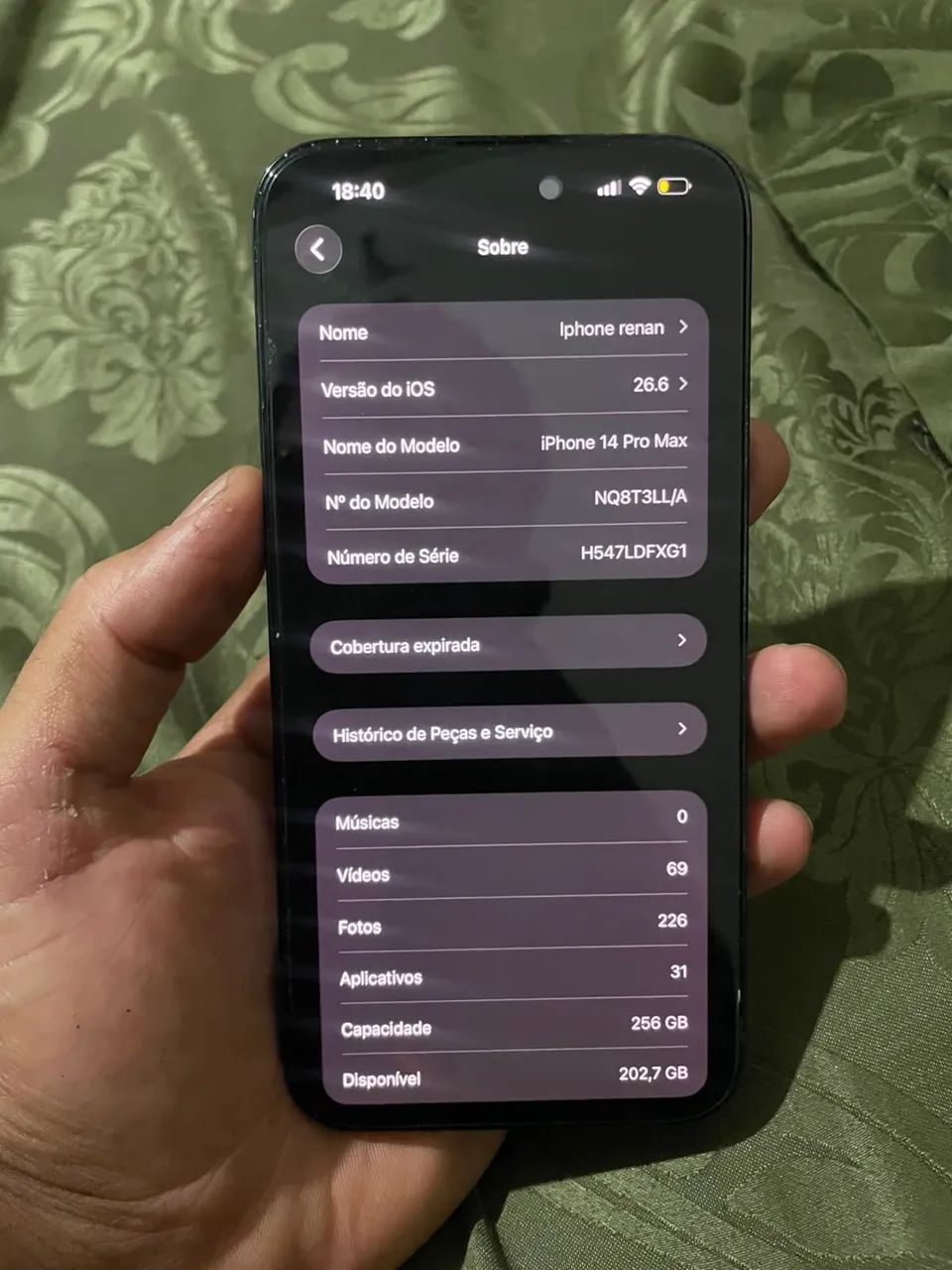 iPhone 14 Pro Max 256 GB VENDA OU TROCA POR ANDROIDE OU IOS - Foto 4