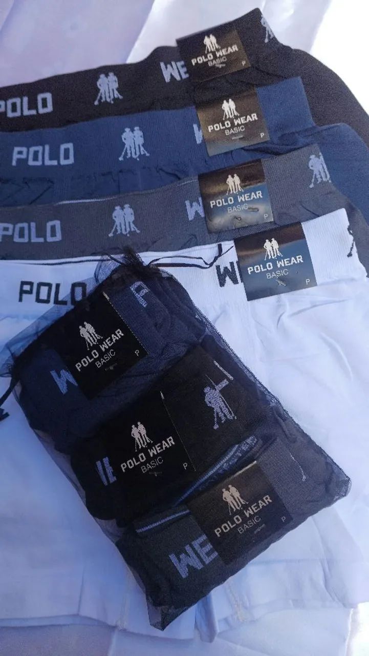 KIT 3 CUECAS BOX POLO R$50 - Foto 5