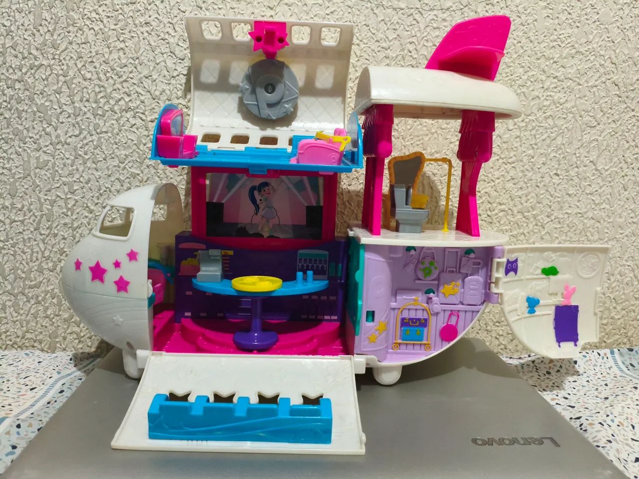 Polly Pocket Jatinho Fabuloso Mattel modelo GKL62 playset