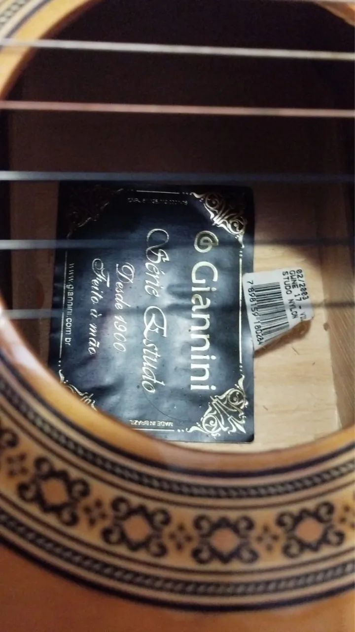 Violão Giannini Série Estudo - Estado de Novo + Capa - Foto 5