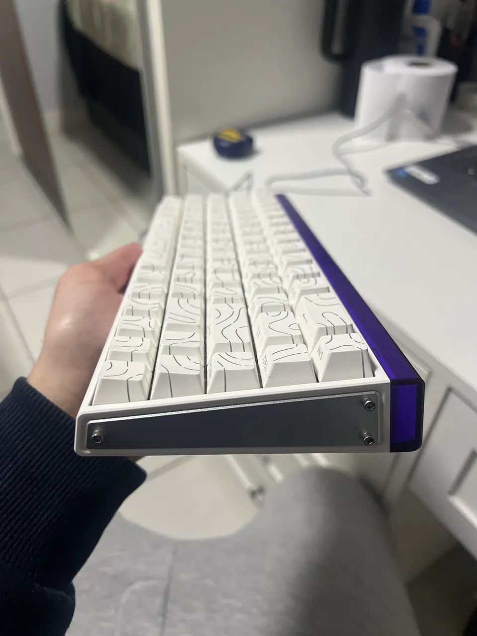 Teclado magnético AULA Hero68HE - Foto 4