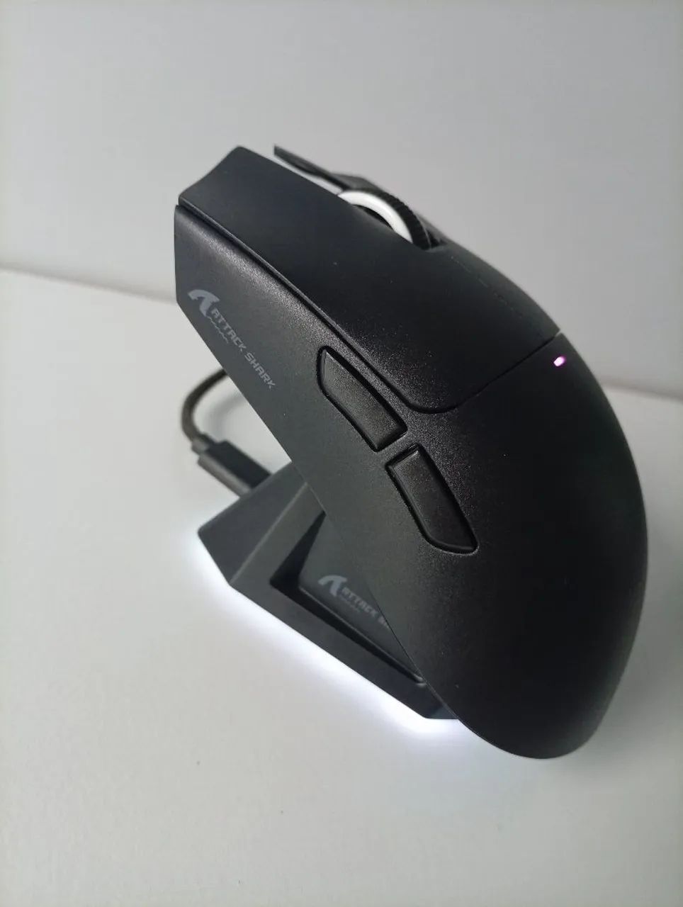 Mouse attack shark x11 preto / novo e lacrado 