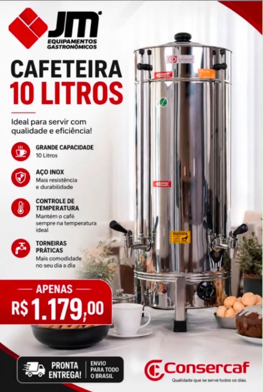 CAFETEIRA 10 LITROS
