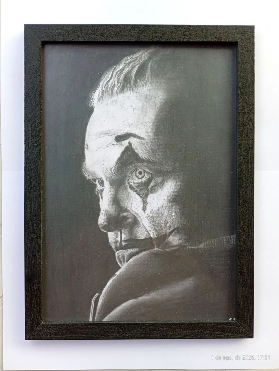 Desenho/quadro realista Coringa de Joakin Phoenix - Foto 2