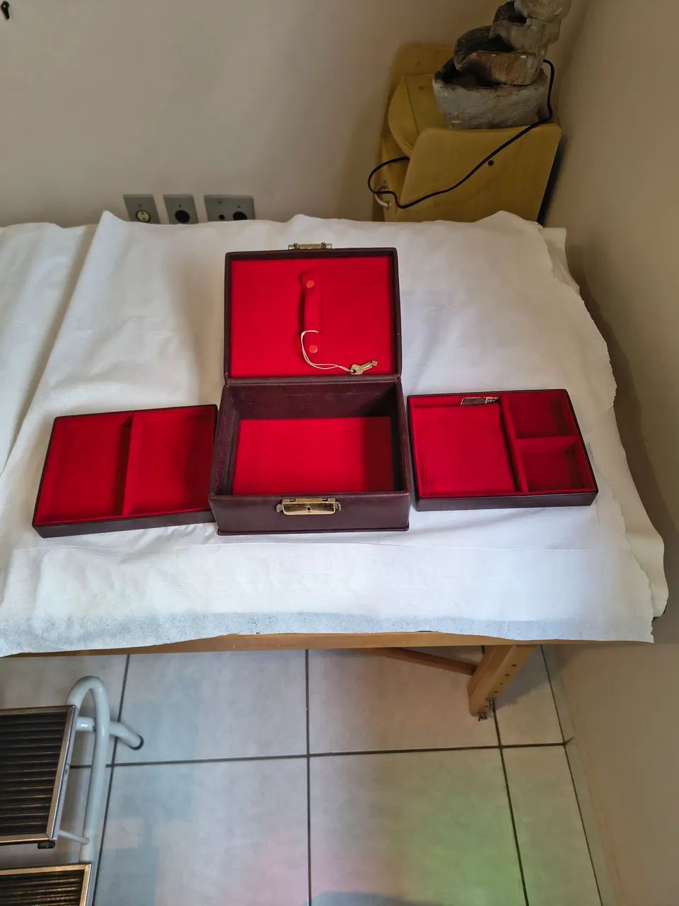 Caixa porta jóias antigo  - Foto 5