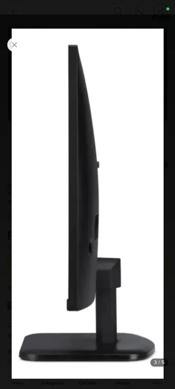Monitor Gamer Acer Zero Frame - Foto 5