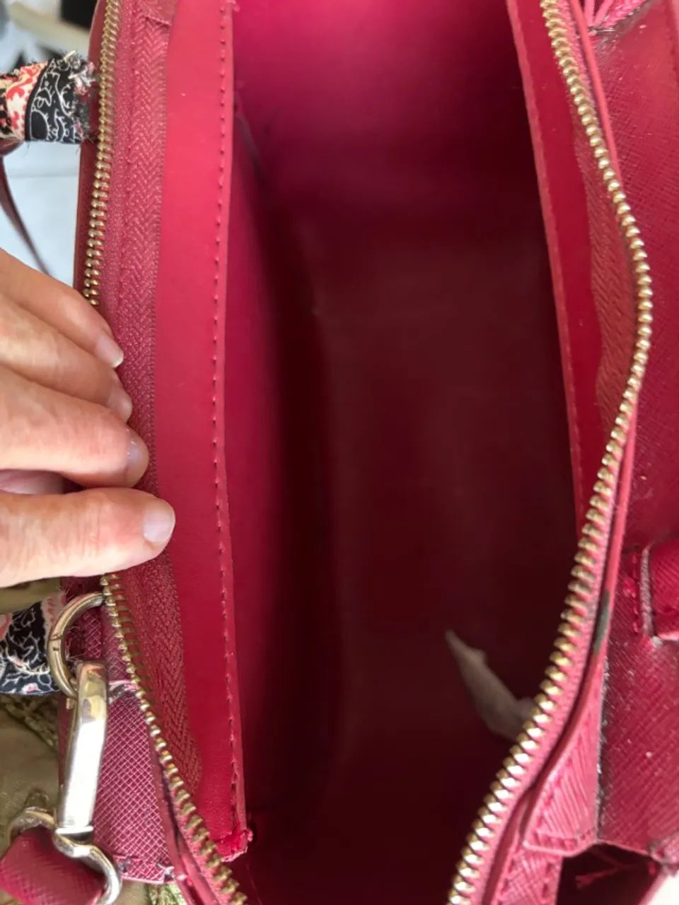 Bolsa vinho média  - Foto 2
