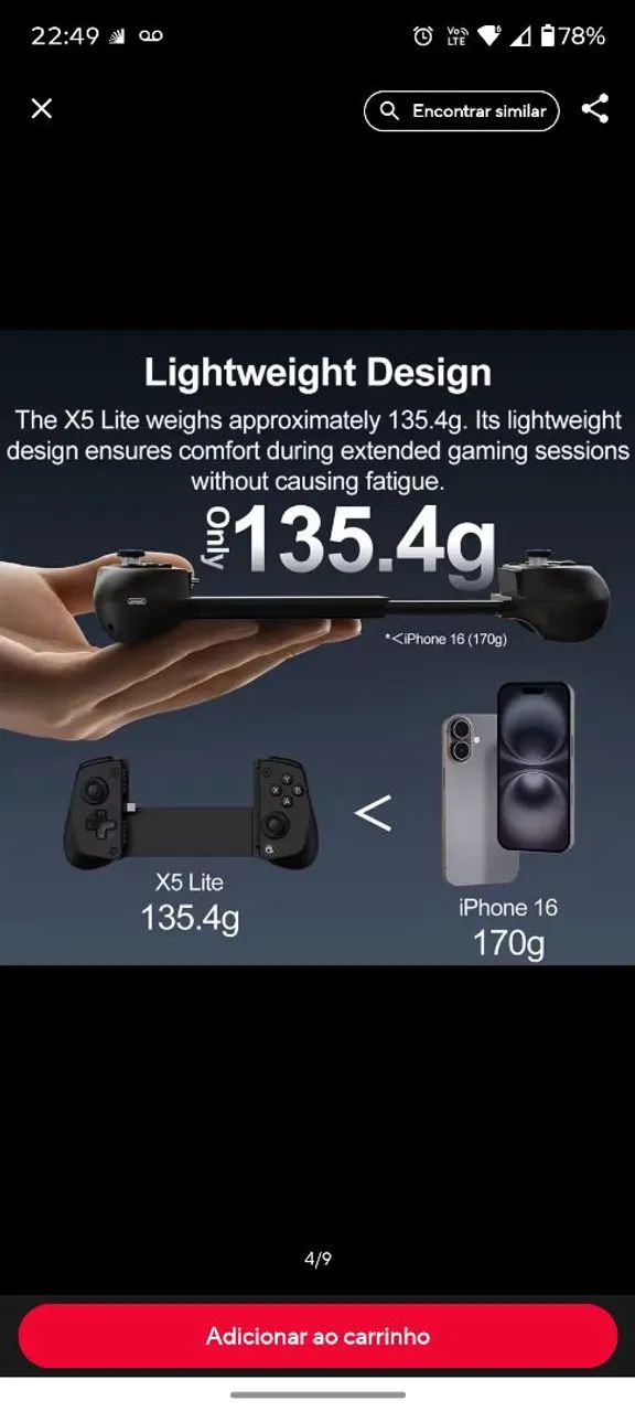 GameSir X5 Lite cor Wasabi - Foto 3