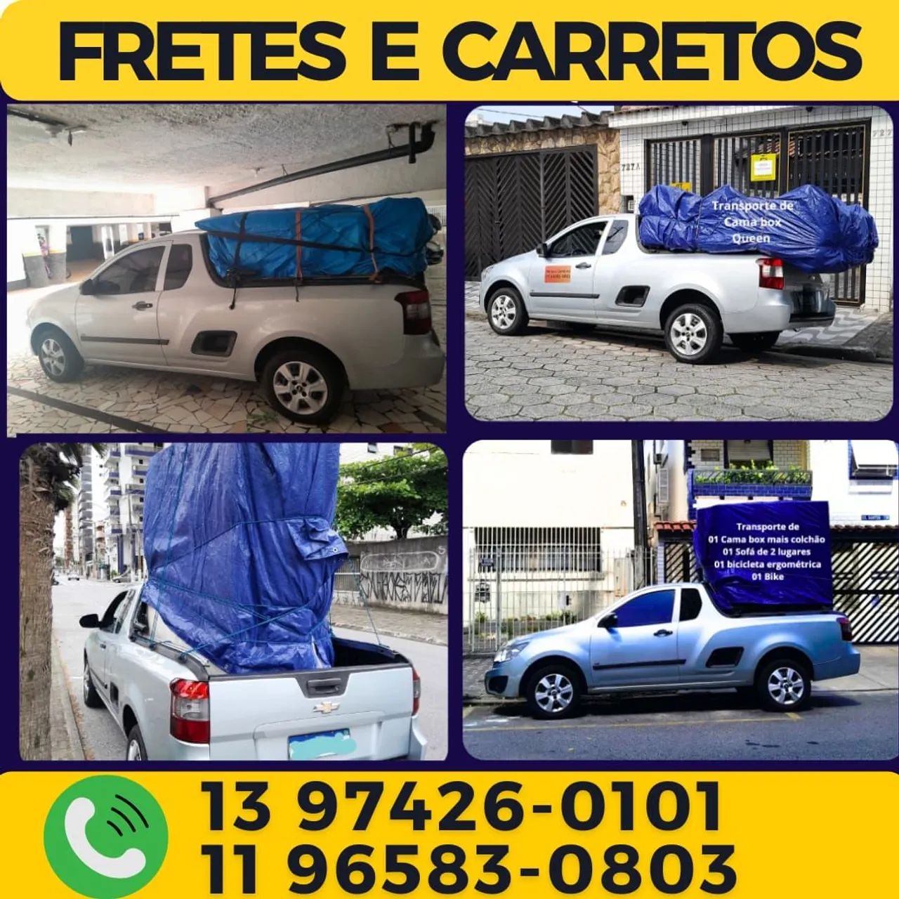 Carretos em praia grande, fretes e pequenas mudanças . São Paulo e Baixada Santista.  - Foto 4