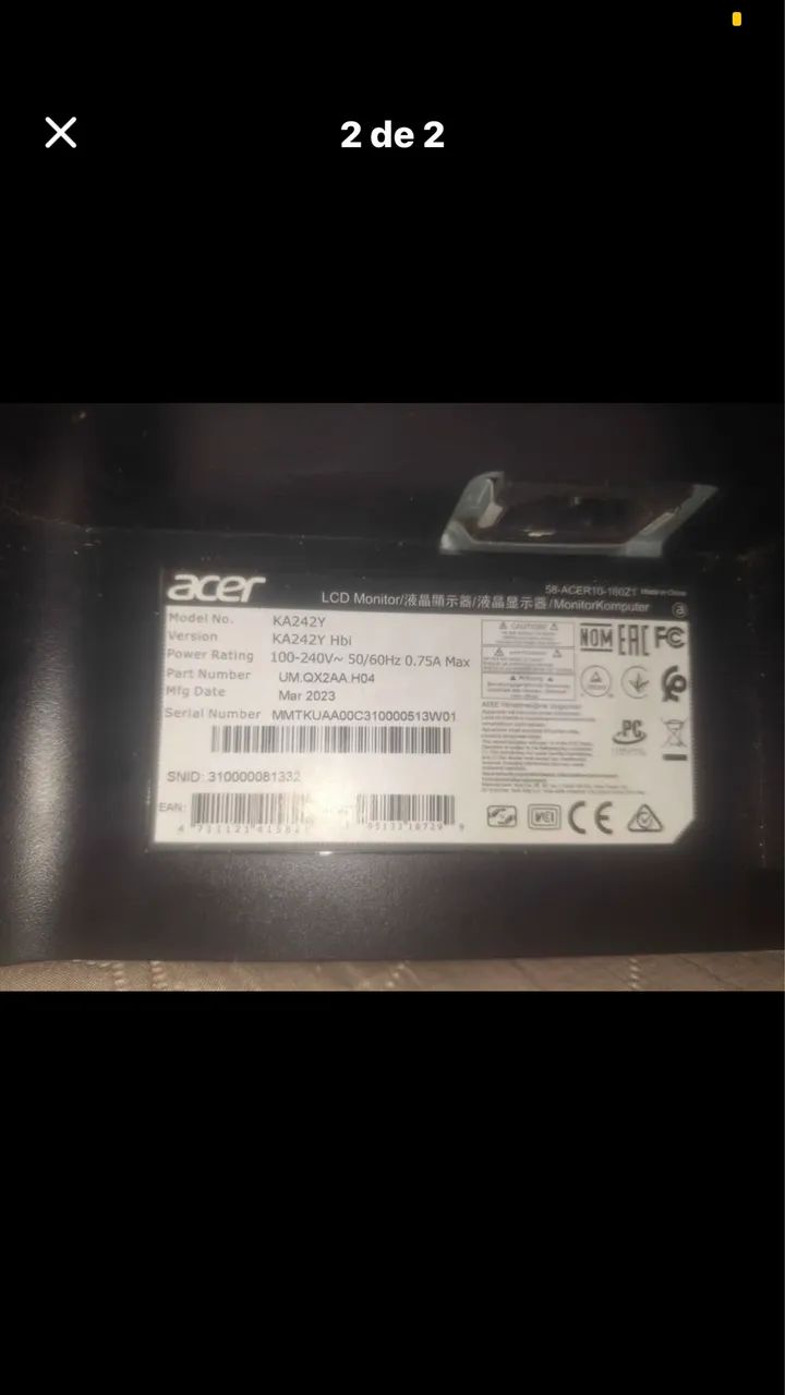 Monitor 21 polegadas 100 hz - Foto 2