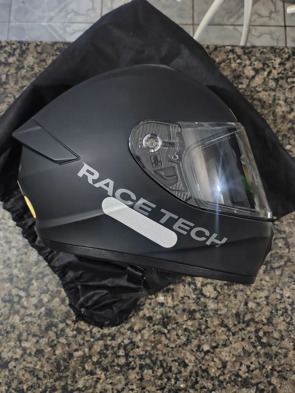 Capacete Race tech tamanho 56 - Foto 4