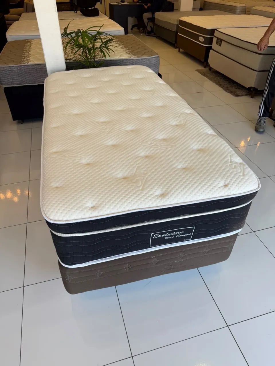 Cama Box Solteirão MAXFLEX SEMINOVO - ENTREGO  - Foto 5