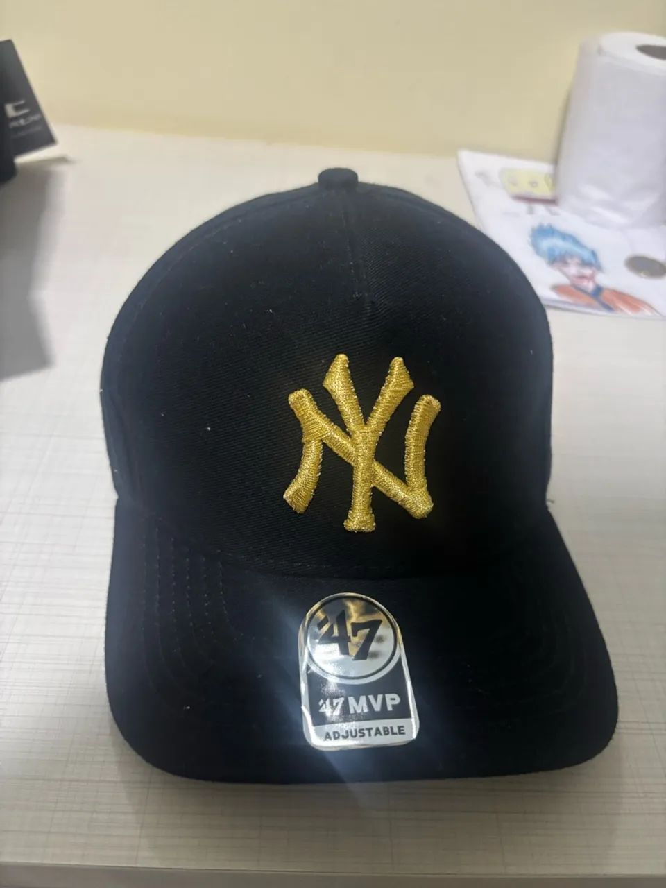 Kit Lote 8 Bonés Aba Reta E Curva Nba E Mlb - Novos Com Etiqueta - Foto 4
