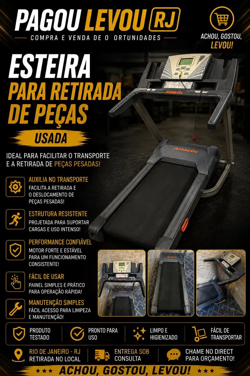 Esteira Ergométrica Athletic