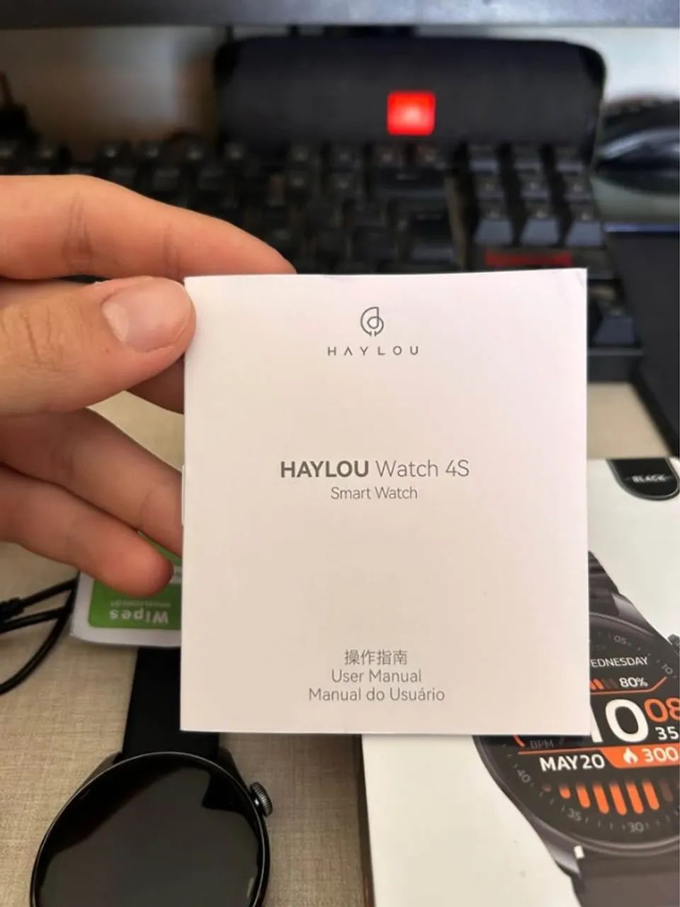 Smartwatch Haylou Watch 4S GPS com tela AMOLED de 1,43" - Foto 3