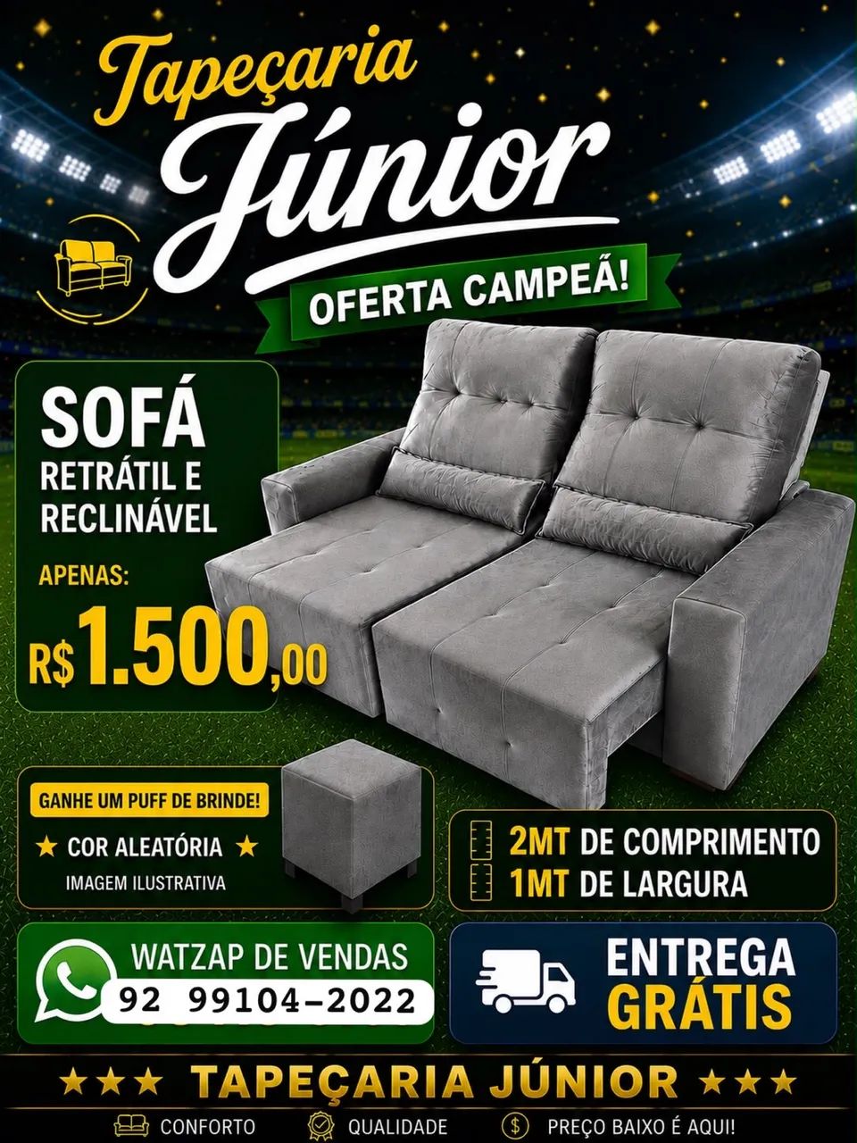 Jogo de sófa novos 750,00 - Foto 2