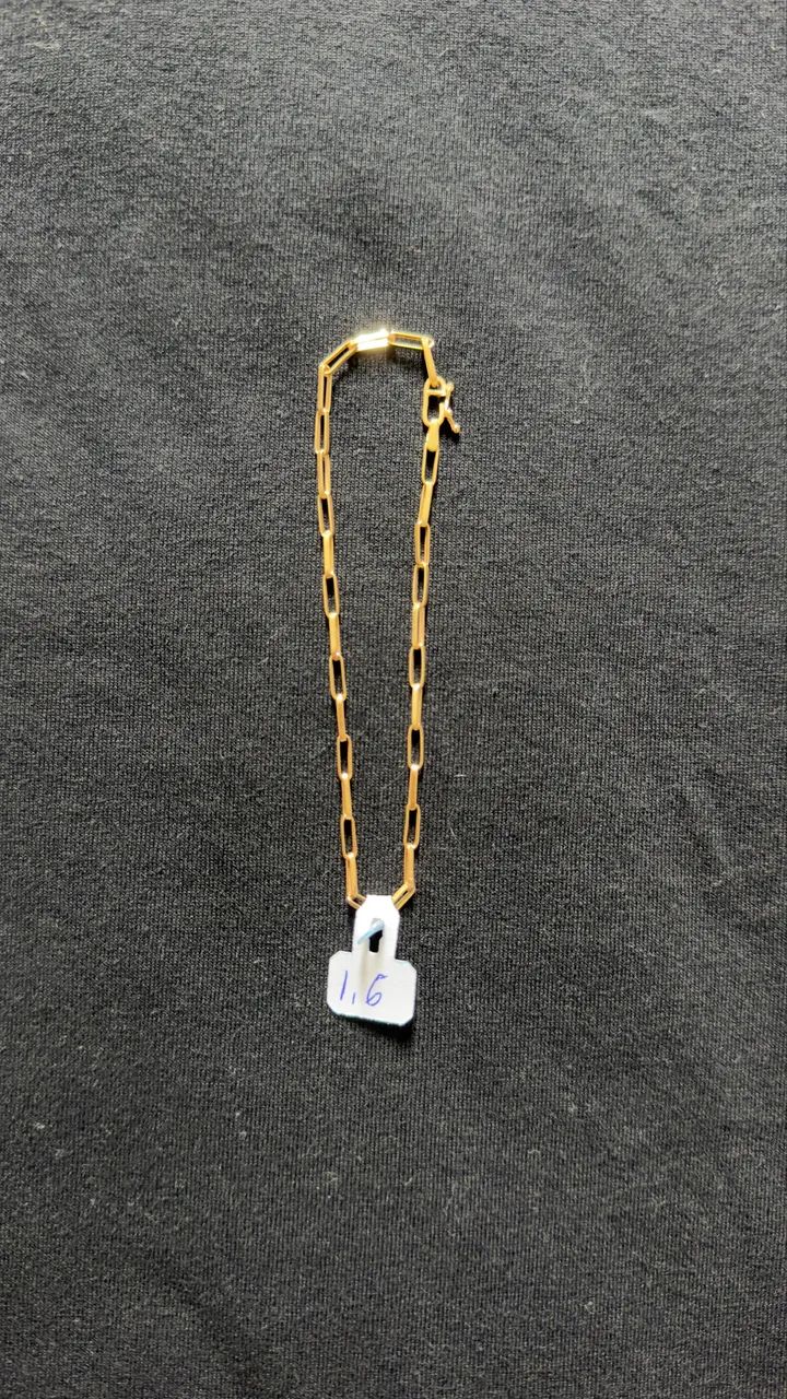 Pulseira de ouro 18k nova 1.6gramas