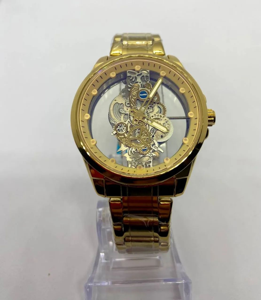 RELOGIO DE LUXO TRANSPARENTE - OFERTAS - Foto 4