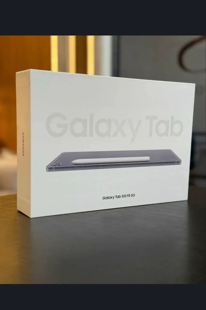 Samsung galaxy tab s10 fe completo caixa e nota 