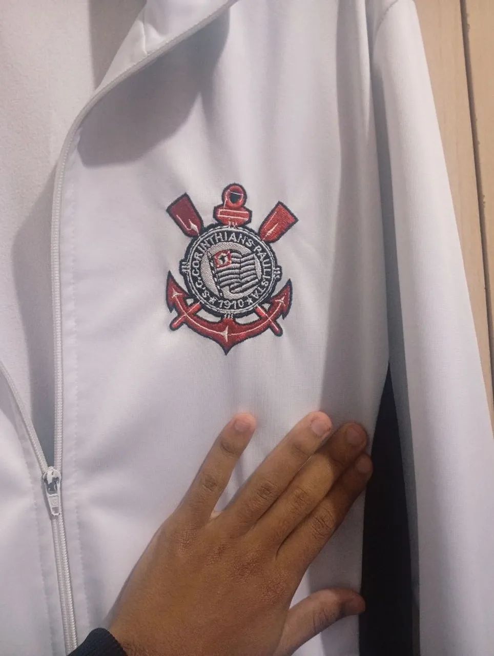 Tracksuit Corinthians branca - Foto 3