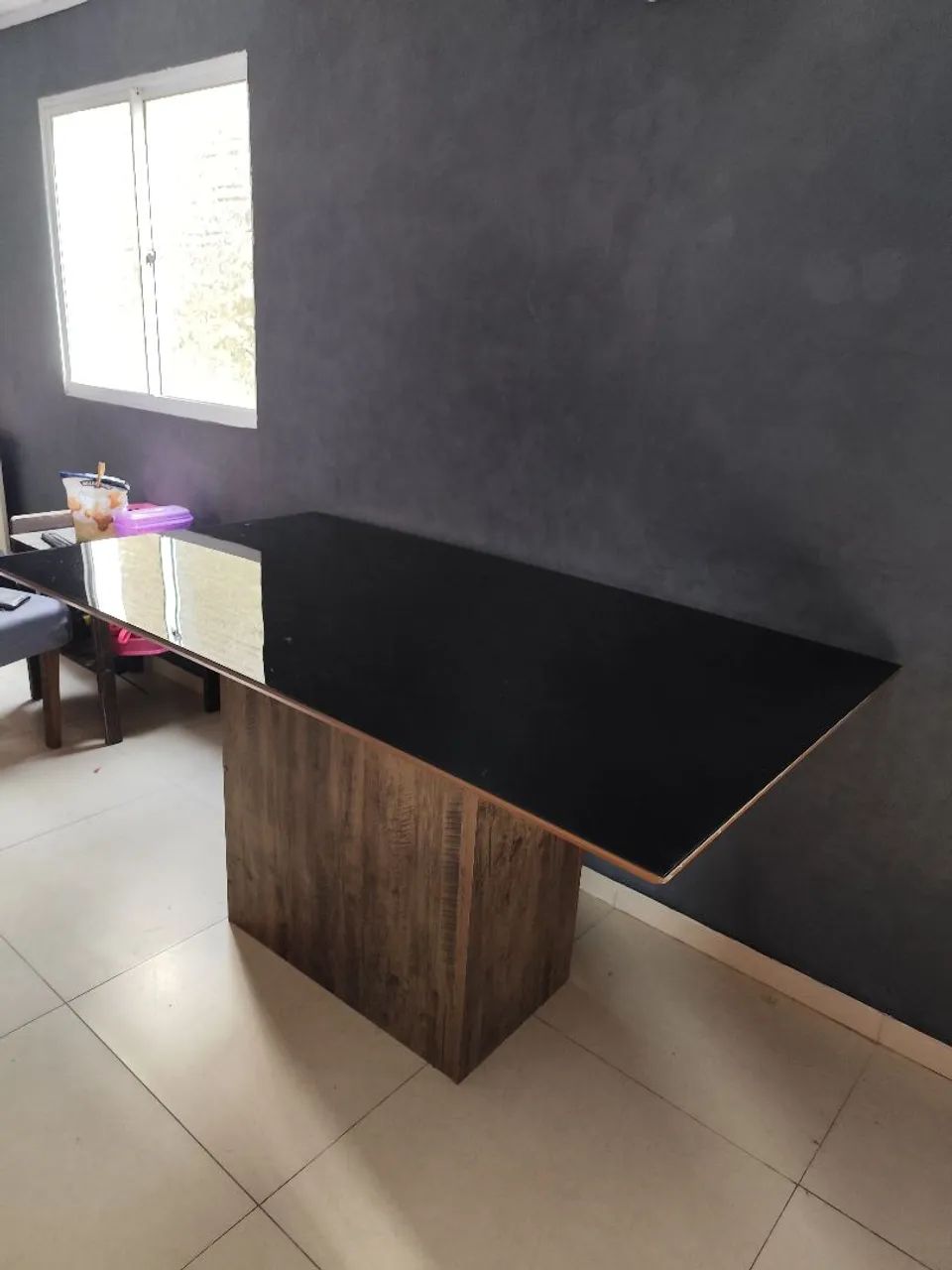 Mesa Tampo de Vidro 6 Lugares  - Foto 2