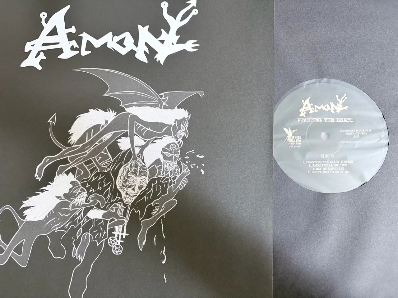 LP/Vinil Amon (Deicide) - Feasting the Beast & Sacrificial - Foto 2