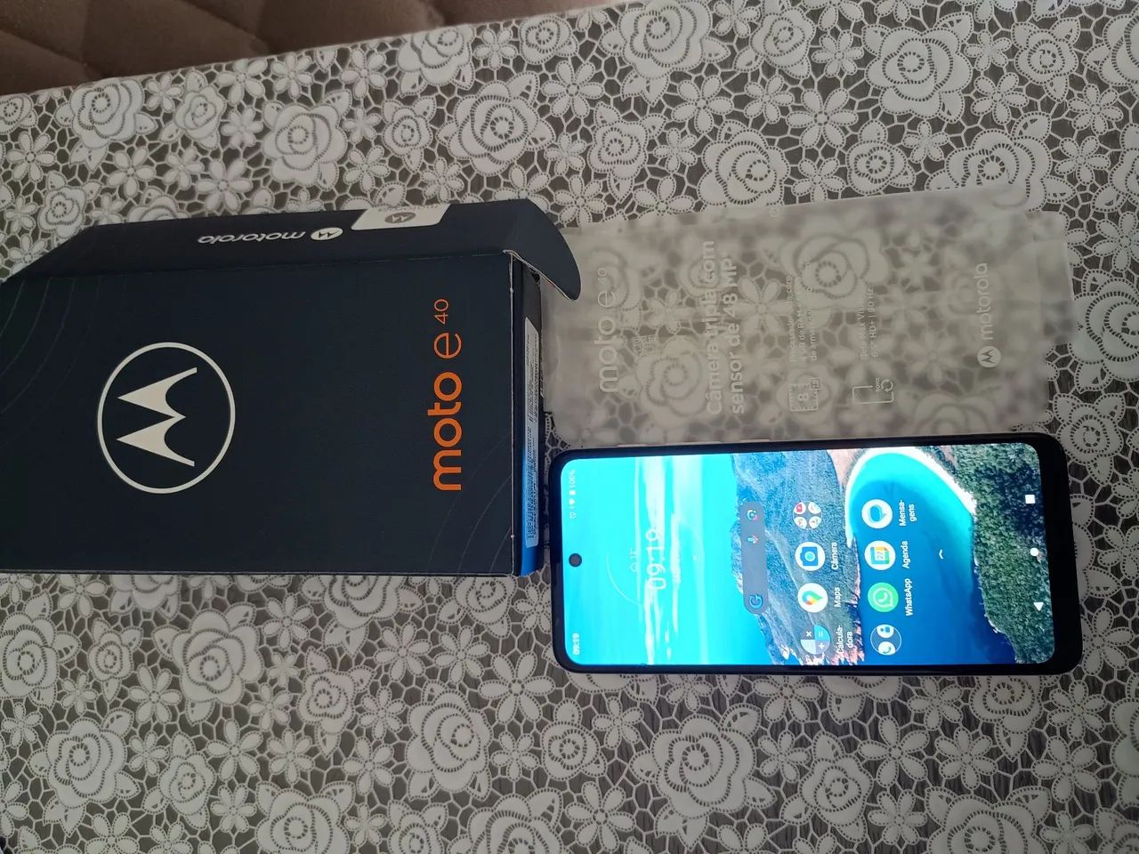 Celular MOTO E40 cor: rosé  - Foto 4