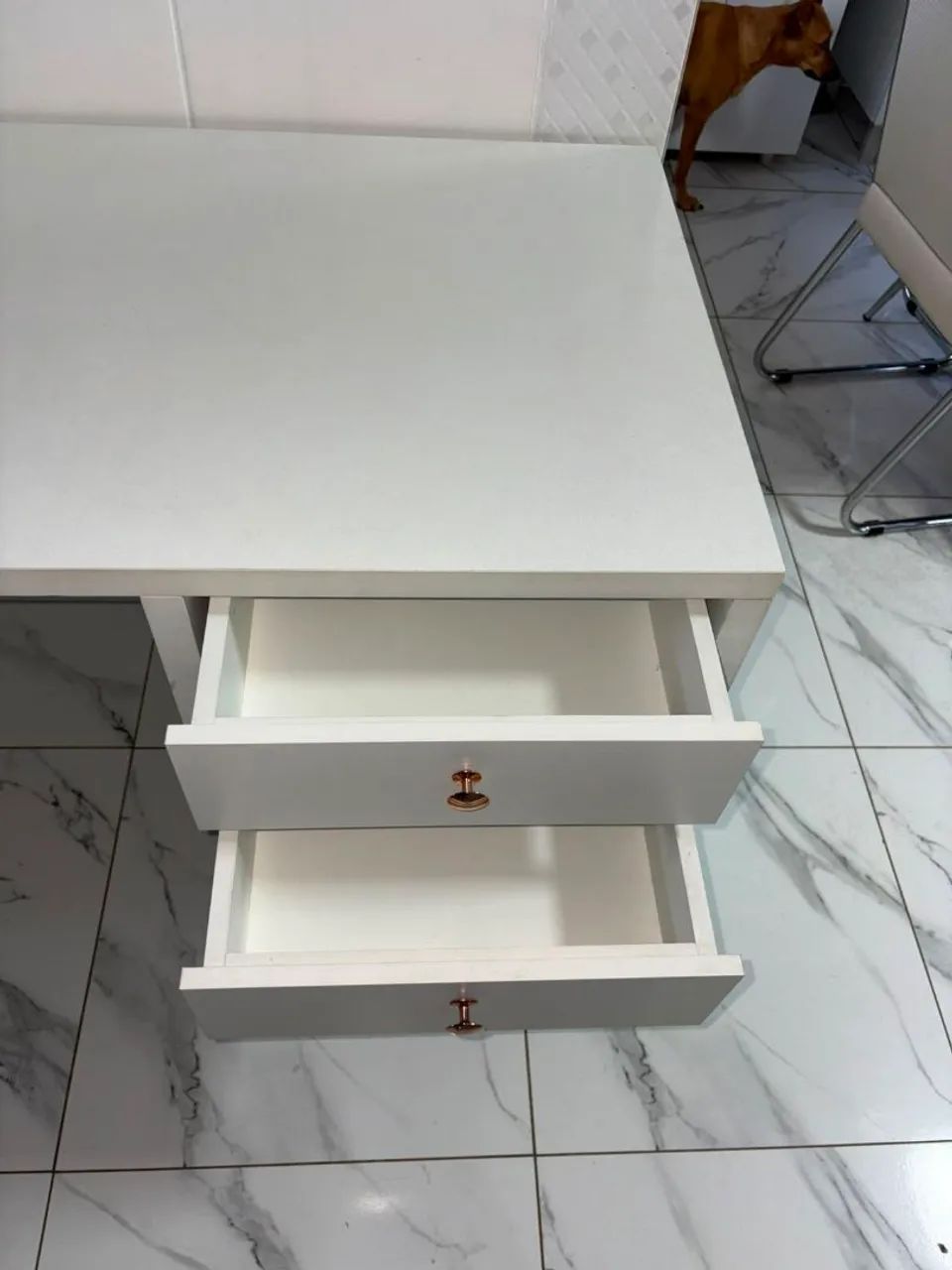 Mesa de estudo com penteadeira planejada - Excelente estado!  - Foto 5