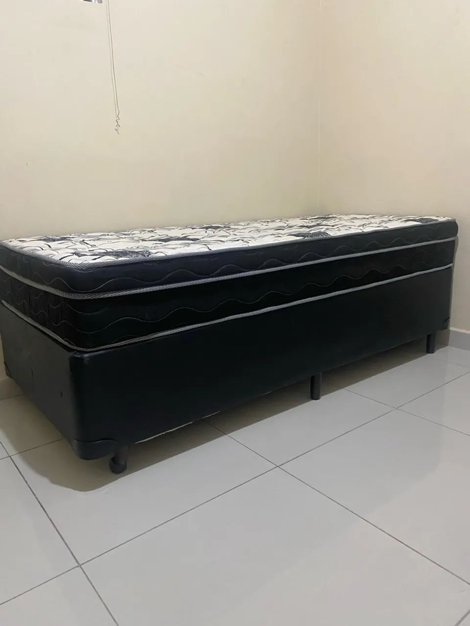 Cama Box solteiro base + colchão 