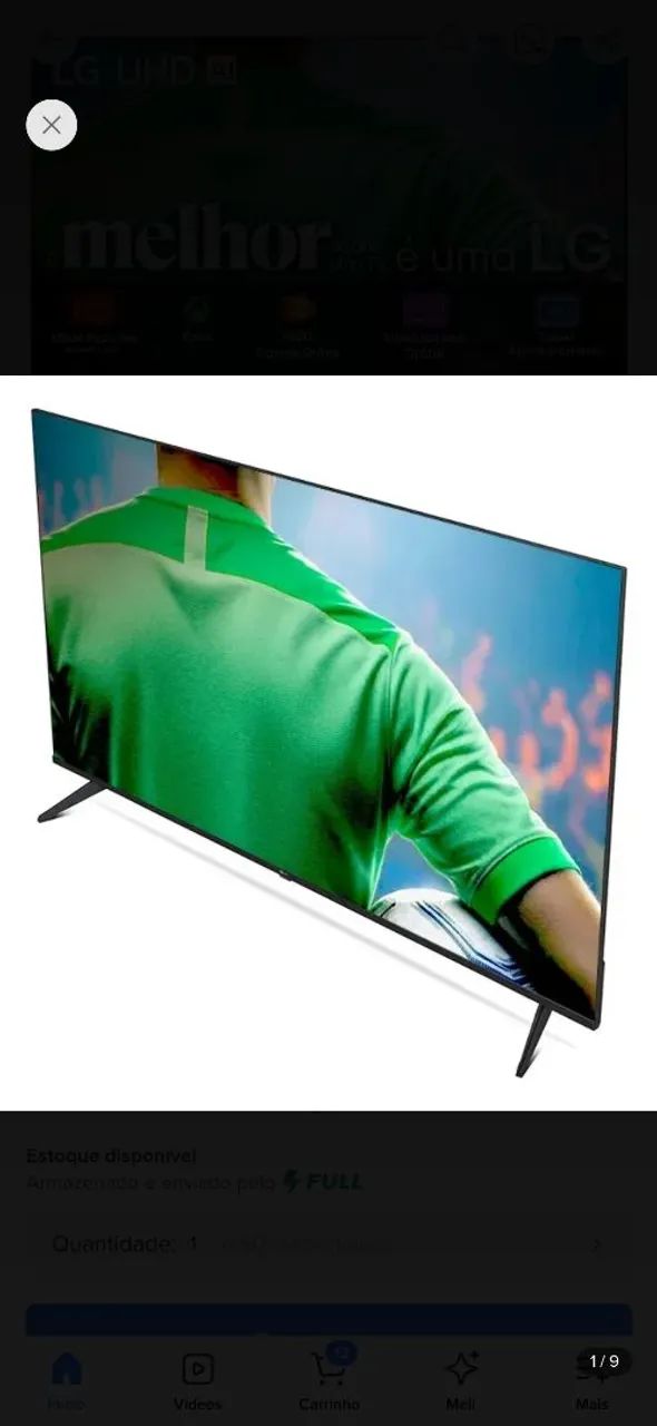 Smart tv LG 50' polegadas 