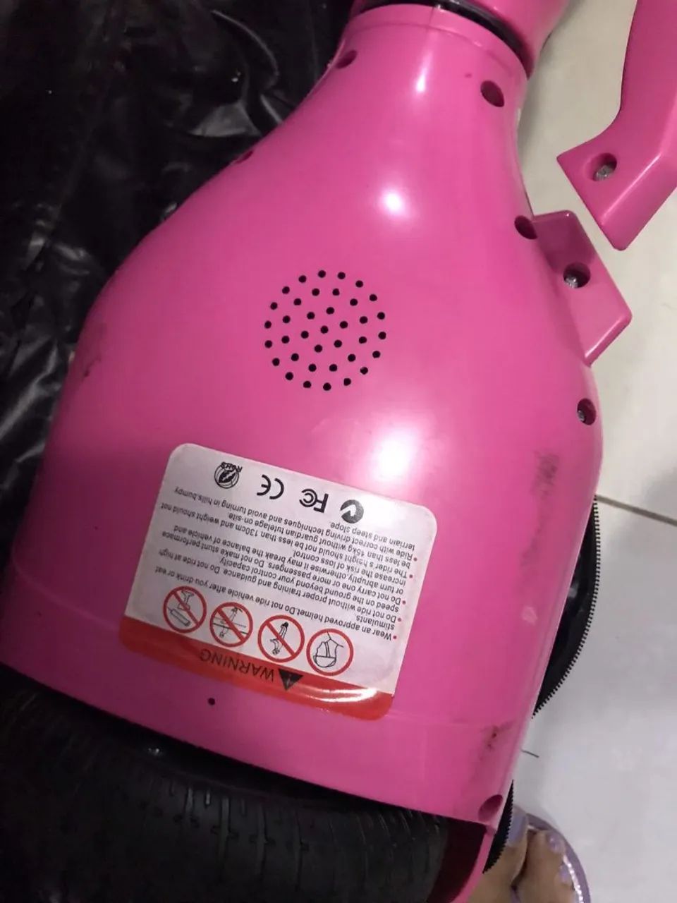 Hoverboard intelbras Rosa pouco usado  - Foto 2