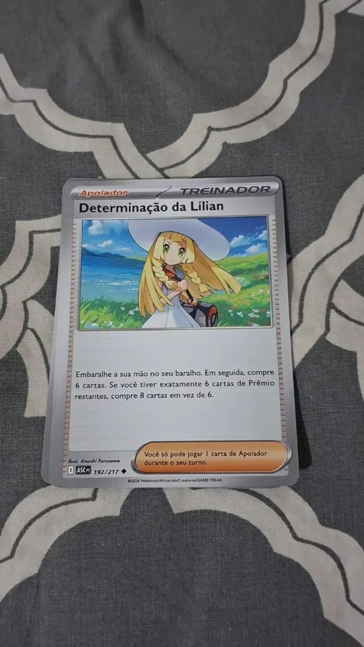 Carta pokemon de treinador
