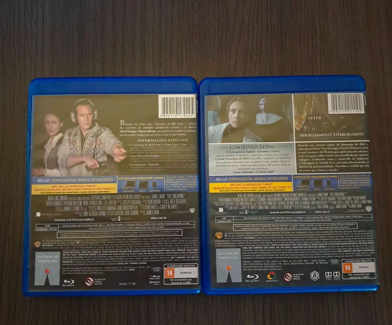 Blu-ray Invocação do mal 1e2 - Foto 2