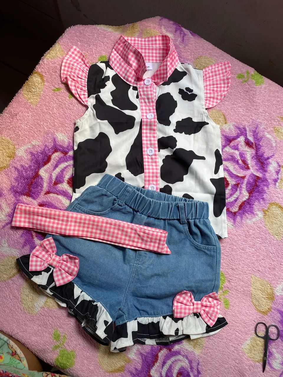 Roupa tema fazendinha 