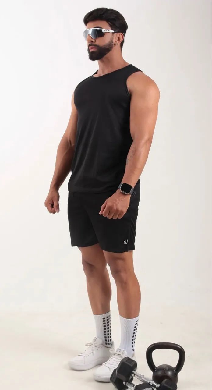 Short duplo masculino  - Foto 3