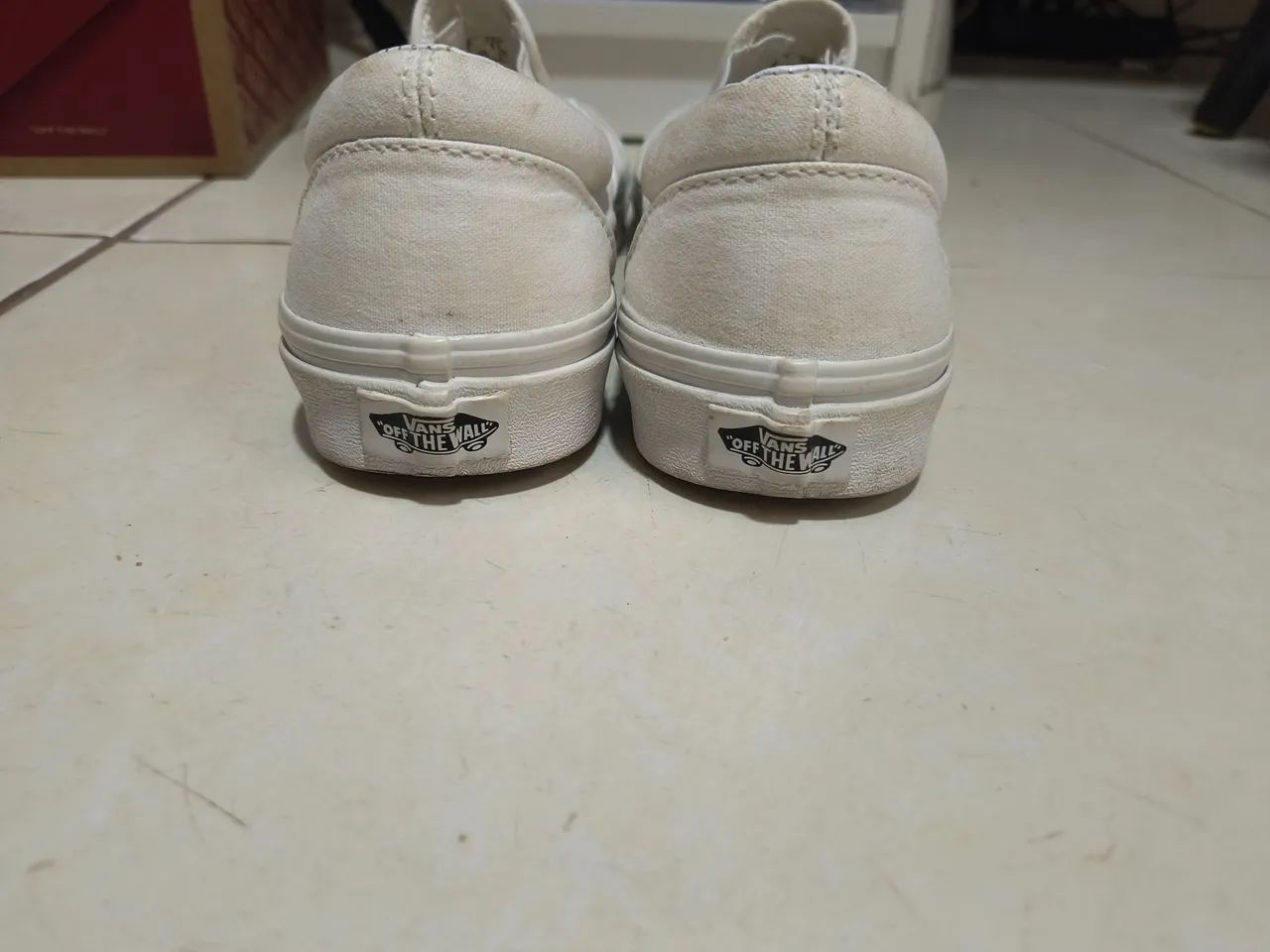 Tênis vans slip-on branco  - Foto 3